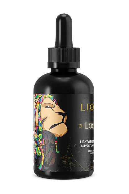 Lion Hair Growth Oil and Scalp Relaxer | Light Styling for Dreadlocks, Braidlocks, Braids, Faux Locs, Crochet Locs, Boho Locs, or Sisterlocks (4oz)