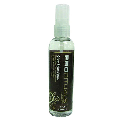 Prorituals Glow Shine Spray - Lightweight Hair Shine Spray with Heat Protection & Frizz Control, Adds Instant Shines, 4 fl oz
