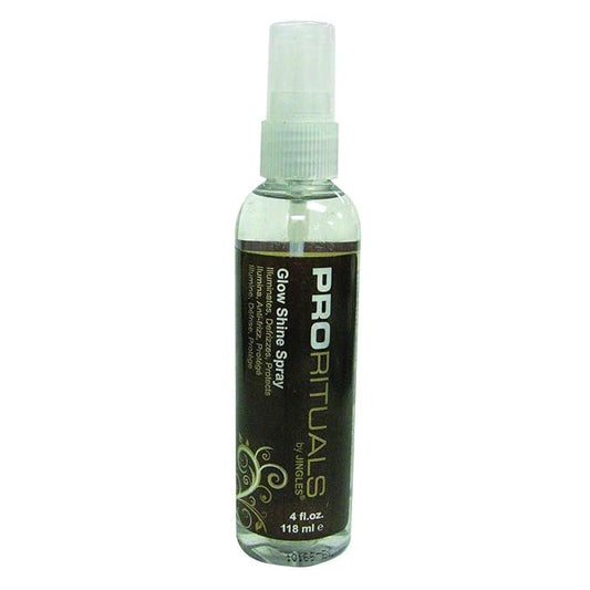 Prorituals Glow Shine Spray - Lightweight Hair Shine Spray with Heat Protection & Frizz Control, Adds Instant Shines, 4 fl oz