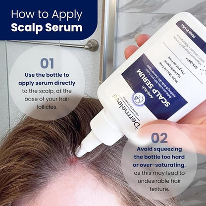 Dermeleve Scalp Serum for Neuropathic Itch, Sebborheic Dermatitis & Scalp Psoriasis | Dry Itchy Scalp Treatment | Quick Absorbing, Moisturizing & Non-Greasy (2 Pack)