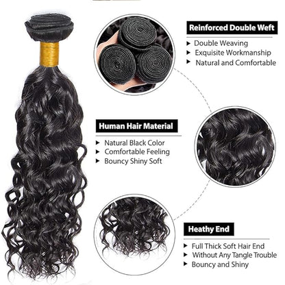 Color 1B Bundles Human Hair Kinky Curly Bundles Color 1B Kinky Curly Human Hair Bundles Mixed Length 3 Bundles 18 20 22 Inch