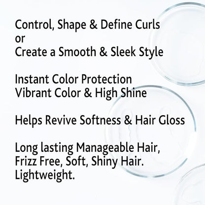 Anti Frizz Hair Oil Capsules – SNOBGIRLS VICE-VERSA CURLS Vegan Leave-In Serum for Curly & Frizzy Hair with Coconut, Avocado, Vitamins, Biotin & Hyaluronic Acid. Color Safe & Heat Protectant – 15 Ct