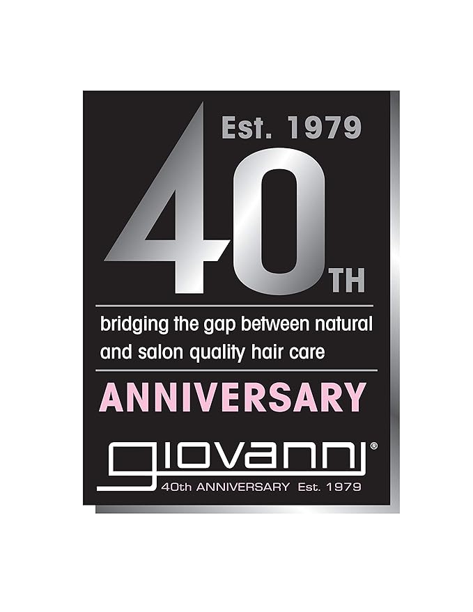 GIOVANNI 2chic Ultra-Luxurious Leave-In Conditioning & Styling Elixir - Smoothing Hair Cream for Curly & Wavy Hair, Enriched with Aloe Vera, Paraben Free, Color Safe - Cherry Blossom & Rose Petal, 4oz