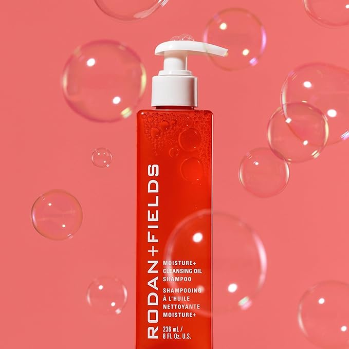 RODAN + FIELDS MOISTURE+ Cleansing Oil Shampoo | 8 Fl. Oz | Coconut Oil Infused Formula | Gentle Color Protecting Shampoo for Soft, Healthy Waves & Silky Hair | Beauty & Hair Care