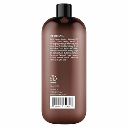 Botanic Hearth Biotin Conditioner With Ginger Oil & Keratin | For Hair Growth |With Turmeric Extract, Argan Oil, Tea Tree Oil & Vitamin E | Sulphate & Paraben Free | 16 Fl Oz