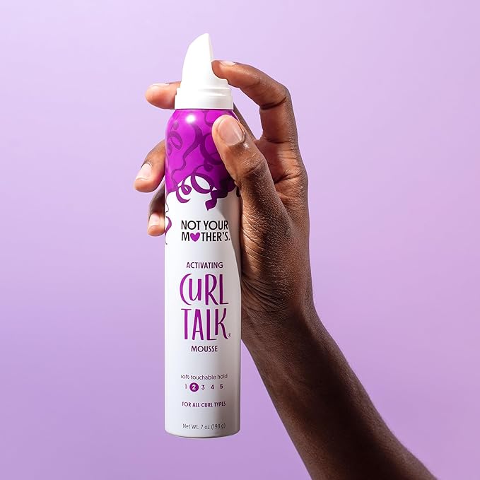 Not Your Mother's Curl Talk Defining Cream, Frizz Control Styling Gel, & Curl Activating Mousse (3-Pack) - 9.7 oz Each - Maximize Definition & Control Frizz - For All Curly Hair Types