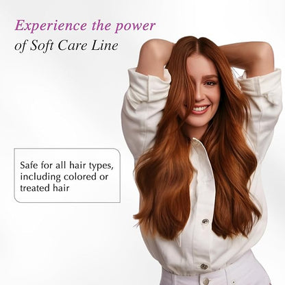 Expert Hair Soft Care Biotin Shampoo and Conditioner - Daily Routine Shampoo For Scalp Health, CLINICALLY TESTED Proven Results Products For Women & Men, Natural Routine, Color Safe 2x 33.81 fl.oz
