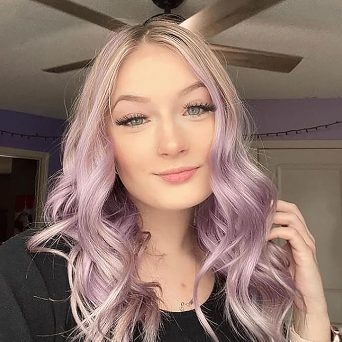 Overtone Color Depositing Semi-Permanent Hair Dye Conditioner - 8 oz For Natural & Color-Treated Hair, Moisturizing Shea Butter & Coconut Oil - Vegan & Cruelty-Free, Pastel Purple is now Lilac Lotus