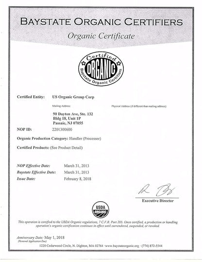 US Organic Fractionated Coconut MCT Oil (Liquid Coconut Oil), USDA Certified Organic, Non-GMO, Perfect for massage, carrier oil for DIY blends, Hair, Skin care. 100% Pure, Hexane-Free (8 oz)