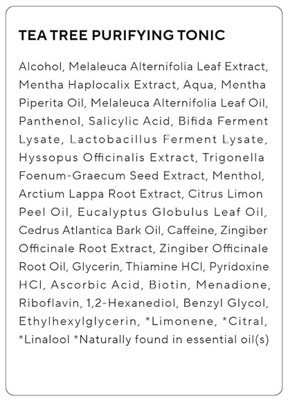 AROMATICA Tea Tree Purifying Tonic, Paraben, Silicone, Sulfate-free | Vegan | Soothing & Cooling Tonic for Your Scalp | Helps Hair Look Healthier and Nourished | Natural Ingredients Only (3.38oz)