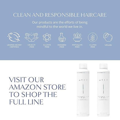 AIIR Flexible Hold Finishing Spray - Light Hold Hairspray with Soft & Touchable Finish, Enhances Style & Shine, Humidity Resistant for Fighting Frizz, 2.5 oz