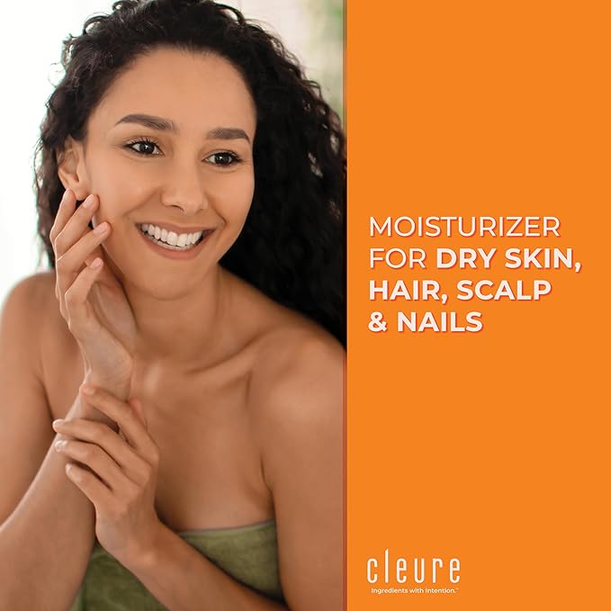 Cleure 100% Pure Emu Oil - Multi-Purpose for Dry Skin, Muscle & Joint Relief, and Nail & Hair Growth (2 Oz, Pack of 1)