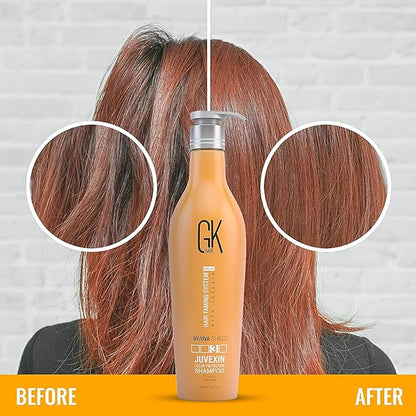 GK Hair Shield Shampoo 22 Fl Oz – Color Safe, UV Protection, Aloe Vera & Argan Oil, Sulfate and Paraben Free, Repairs Damage, Boosts Shine, Hydrating, Vegan Hair Care