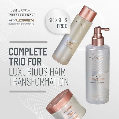 Mon Platin Hair Mask & Spray Bundle – Deep Conditioning & Heat Protection for Dry, Color-Treated Hair