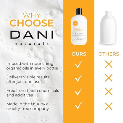 Naturals Conditioner – Grapefruit Ginger, Detoxifying & Clarifying for Oily, Thick & Curly Hair, Lightweight Hydration & Scalp Refresh, Vegan & Color-Safe, 12 oz