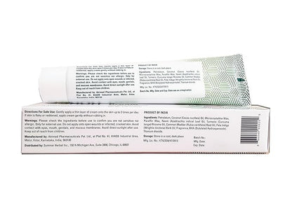 Sorion Cream - Herbal Moisturizer for Dry, Itchy, Flaky Skin with Coconut Oil, Neem, Turmeric and Pala Indigo Plant Skincare