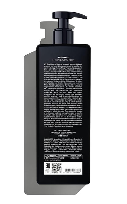 pH PURE HAIR Deep Moisture Conditioner - Intense Hydration for Dry, Damaged Hair - Deep Conditioning Treatment with Kokum Nut Butter & Rose Extract for Frizz-Free, Soft, Smooth Hair - 33.8 Oz