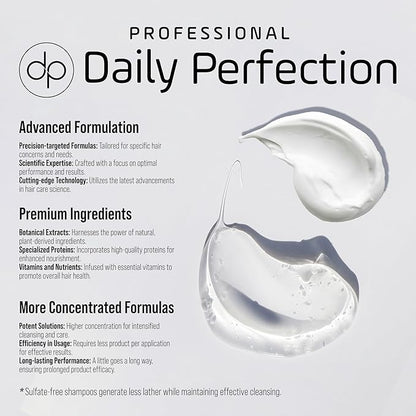 (dp) Argan Oil Shampoo & Conditioner – Repair & Protect Damaged Hair – Clean + Salon-Grade Formula with Biotin & Keratin