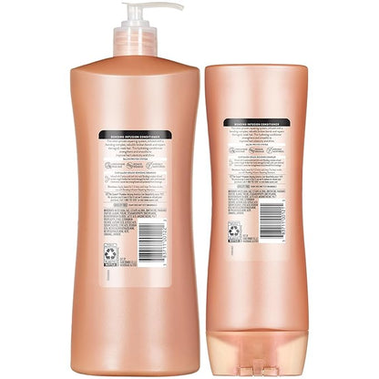 Suave Bonding Infusion Repairing Conditioner 2-Size Bundle, Intense Moisture Restores Shine & Resilience to Weak, Damaged Hair