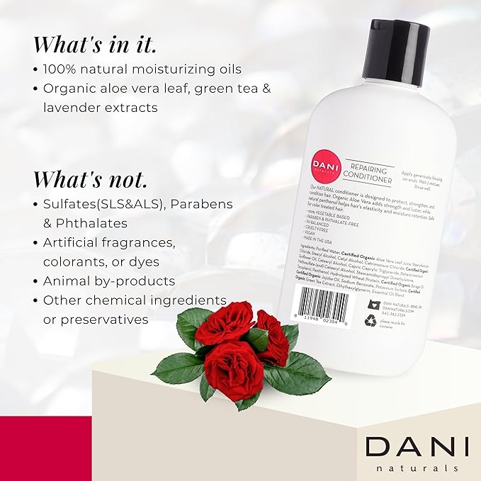 Naturals Conditioner – Citrus Rose, Detoxifying & Clarifying, Lightweight Hydration for Oily, Thick & Curly Hair, Color-Safe & Vegan, 12 oz