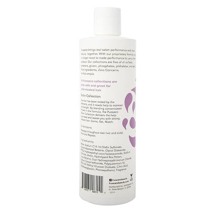 Purezero Biotin Shampoo & Conditioner set - Anti Thinning Formula - Volumizing, Thicker, Fuller Hair - Zero Sulfates, Parabens, Dyes, Gluten - 100% Vegan & Cruelty Free - Great For Color Treated Hair