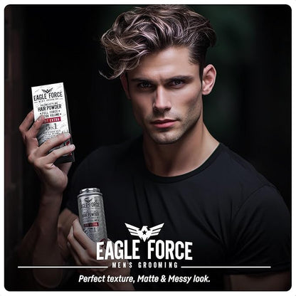 Immortal NYC Eagle Force Volume & Styling Powder - 33% MORE (1 Oz), Max Strong Hold, Natural Matte Dry Look - Residue-Free for All Hair Types
