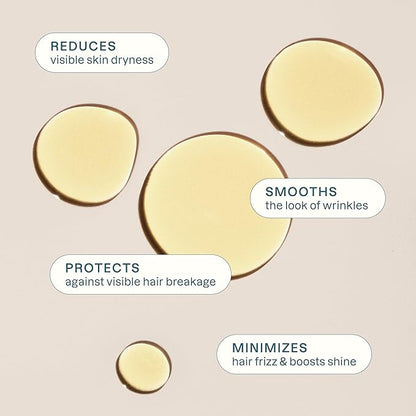 Cliganic Organic Jojoba Oil 32 oz, 100% Pure | Bulk, Natural Cold Pressed Unrefined Hexane Free Oil for Hair & Face