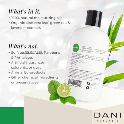 Naturals Conditioner – Bamboo Bergamot, Ultra-Hydrating & Nourishing for Dry & Curly Hair, Strengthens, Restores, Controls Frizz, Vegan & Color-Safe, 12 oz