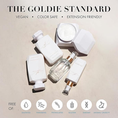 Goldie Locks Shampoo and Conditioner Set – Ultra Hydrating Hair Care Duo with Biotin, Marula Oil and Rose Water – Sulfate and Paraben-Free – 8.45 Oz Each (Packaging May Vary)