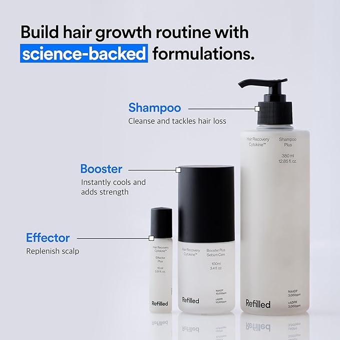 [Refilled] Hair-Recovery Cytokine Effector Plus, 15ml/0.5 Fl. Oz., Clear