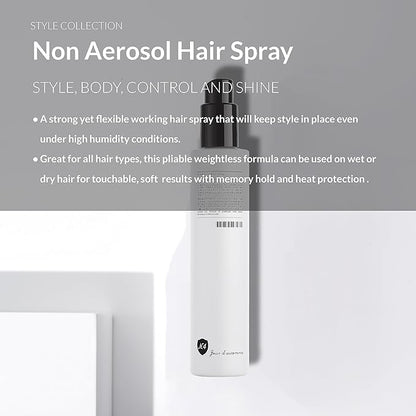 Number 4 Hairspray for Women and Men, Non Aerosol Strong Hold Hair Spray, 6.7 oz