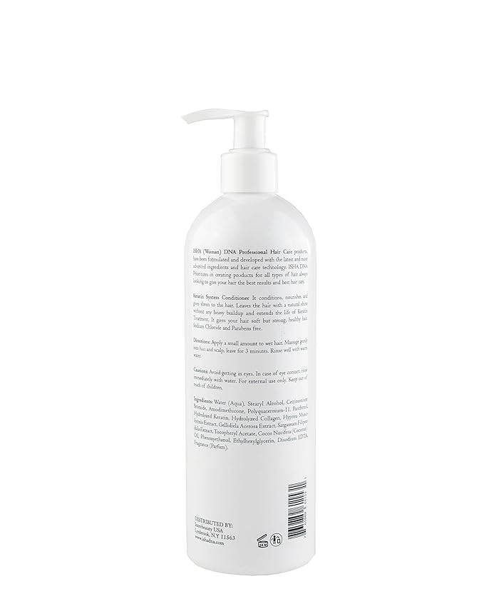 Keratin Treatment System Conditioner - Sulfate and Parabens Free - Perfect for Keratin Treated Hair - Infused with Coconut Oil - For All Hair Types. (16 Fl Oz.)