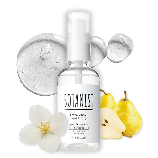 Natural Hair Oil for Frizzy Hair, Organic Hair Oil for Women, HAIR OIL Spray for Men with Jojoba Oil, Protein, Organics Extract & Squalane, Hair Scalp Oil from Japan 2.7 Fl Oz Pear & Jasmine