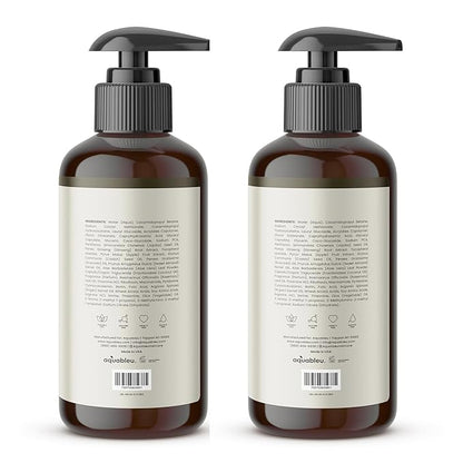 Advanced Therapy Anti-Thinning Rosemary Oil Shampoo & Conditioner Set - Infused with 14 All-Natural Ingredients for Volume, Strength, Thickness, and Dullness Reduction (16oz)