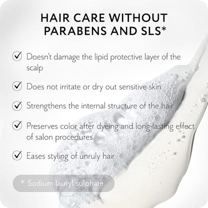 Everyday Organic Shampoo - Moisturizing, Restorative, Nourishing Care for All Hair Types, Curly and Normal Hair, for Women Men, Sulfate Free, Vegan, 9.47 fl oz (Everyday)