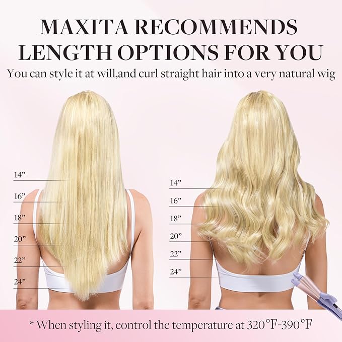 MAXITA Tape in Hair Extensions Human Hair Light Ash Brown to Ash Blonde 14 Inch Straight Seamless Invisible Skin Weft Thick Soft Silky Human Hair Extensions Tape