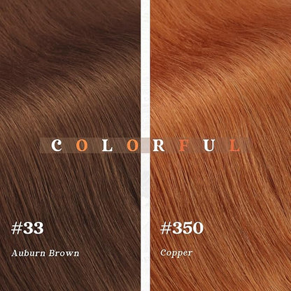 Sunny Hair I Tip Hair Extensions Human Hair Soft Itip Hair Extension Real Human Hair Copper I Tip Real Hair Extension Invisible I Tip Human Hair Extensions Copper Itips 14inch 50G