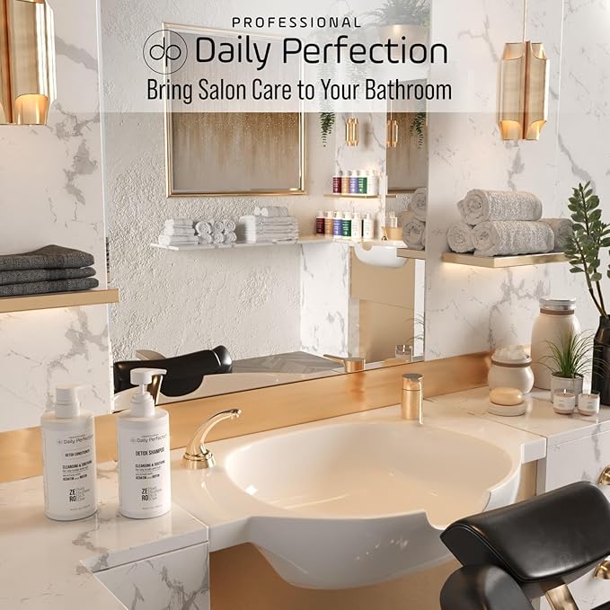 (dp) Detox Shampoo – Clarify & Remove Buildup, Oil & Impurities – Clean + Salon-Grade Formula with Biotin & Keratin