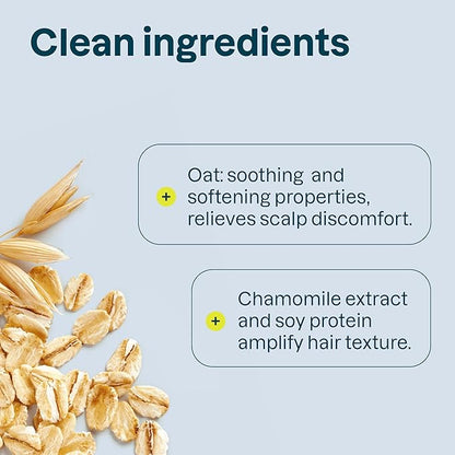 ATTITUDE Hair Conditioner for Sensitive Dry Scalp, For Thin Hair, Soothing Oat, Naturally Derived Ingredients, Dermatologically Tested, Vegan Detangler, Volume and Shine, 8 Fl Oz (Pack of 6)