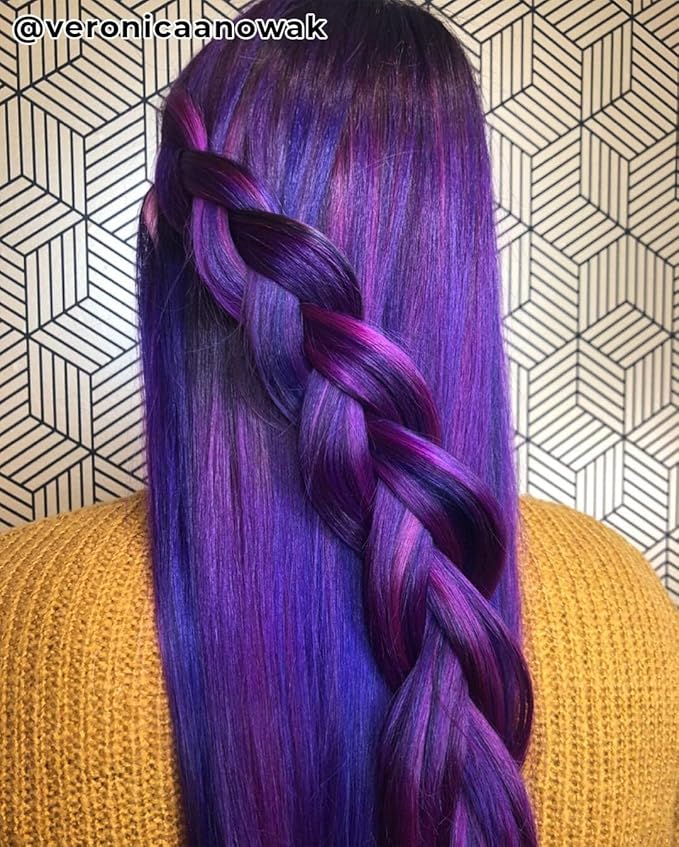 Arctic Fox Semi-Permanent Hair Dye, Vegan & Cruelty-Free, Ammonia-Free, Conditioning, Vibrant Purple Color, Long Lasting, For All Hair Types, Violet Dream, 4 fl oz (Pack of 2)