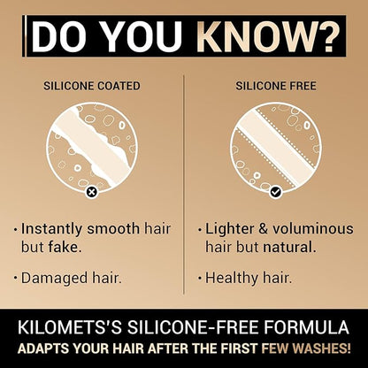 Rice Water Shampoo and Conditioner Set for Thinning Hair - with Natural Ingredients including Biotin and Caffeine, Men and Women