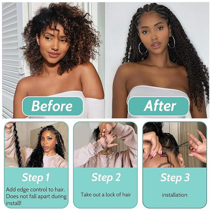 #30 Brown Human Braiding Hair Deep Wave Bulk 20 20 20 Inch Human Hair Weave 3 Bundle Unprocessed Brazilian Virgin Hair Light Brown Deep Curly Braiding Hair Extensions 50 Grams/Bundle