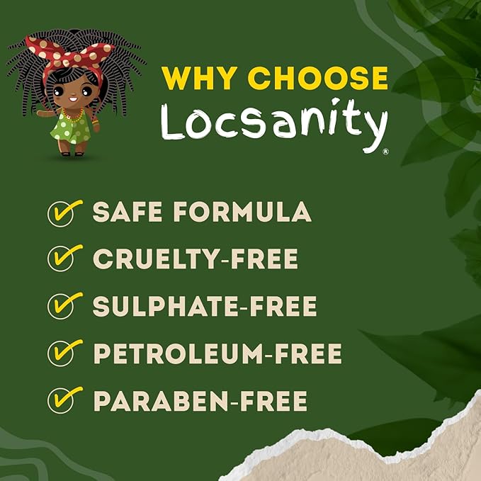 Locsanity Daily Moisturizing Spray for Dull, Dry Locs – Trial Size Passion Fruit Hair and Scalp Moisturizer for Dreadlocks, Sisterlocks, Microlocks, Braids to Control Oil and Frizz (4 fl oz)