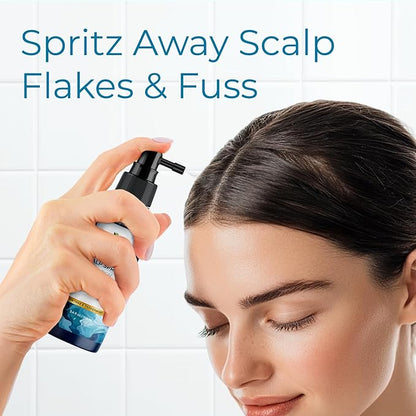 Tree To Tub Dry Scalp Spray - Intensive Scalp Moisturizer for Men & Women - Tea Tree Leave in Scalp Moisturizer for Dry Scalp, Full Spectrum Scalp Spray for Flaky Buildup & Excess Oil, Scalp Care