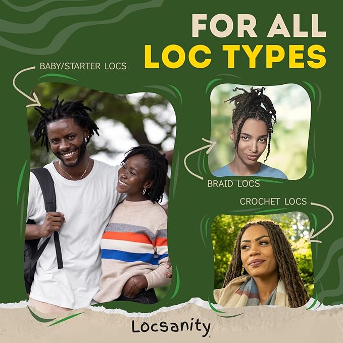 Locsanity Daily Moisturizing Spray for Dull, Dry Locs – Jumbo Size Passion Fruit Hair and Scalp Moisturizer for Dreadlocks, Sisterlocks, Microlocks, Braids to Control Oil and Frizz (32 fl oz)