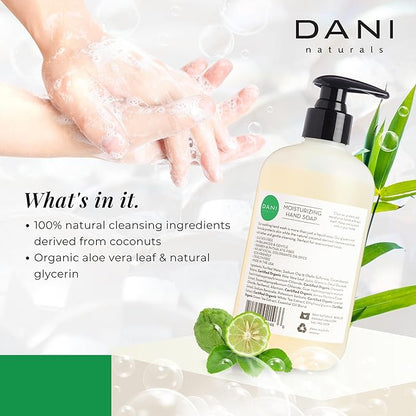 Naturals Moisturizing Hand Soap – Bamboo Bergamot Scent, Hydrating, Sulfate-Free & Paraben-Free, 12 Oz Bottle with Pump, Gentle Cleansing for Dry Skin