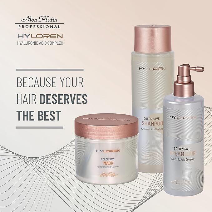Mon Platin Hair Mask & Spray Bundle – Deep Conditioning & Heat Protection for Dry, Color-Treated Hair