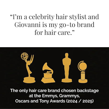 GIOVANNI 2chic Ultra-Luxurious Leave-In Conditioning & Styling Elixir - Smoothing Hair Cream for Curly & Wavy Hair, Enriched with Aloe Vera, Paraben Free, Color Safe - Cherry Blossom & Rose Petal, 4oz