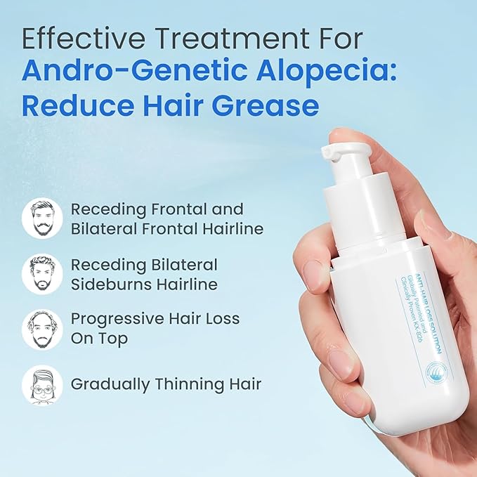 Hair Growth KX-826 DHT Blocker Hair Thickening,3 Days Oil Control 1-2 Weeks Hair Loss Reduction 4-6 Weeks Hair Regrowth Spray,Hair Loss Treatments -1 Month Supply 60ML (A-1 pack)