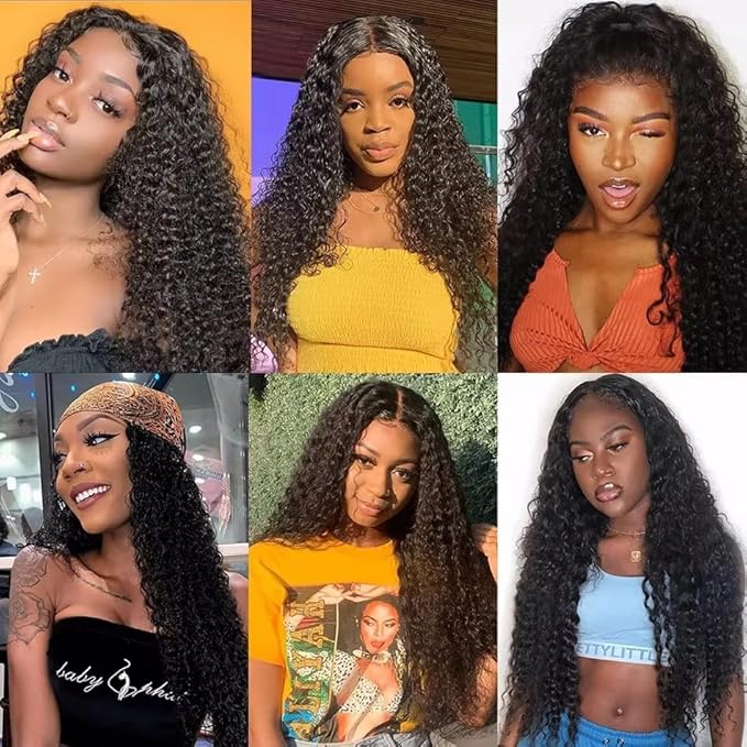 Natural Black Human Hair Bundles Color 1B Kinky Curly Hair Weave Single Bundle 20 Inch Grade 8A Peruvian Virgin Hair Extensions For Woman 300g